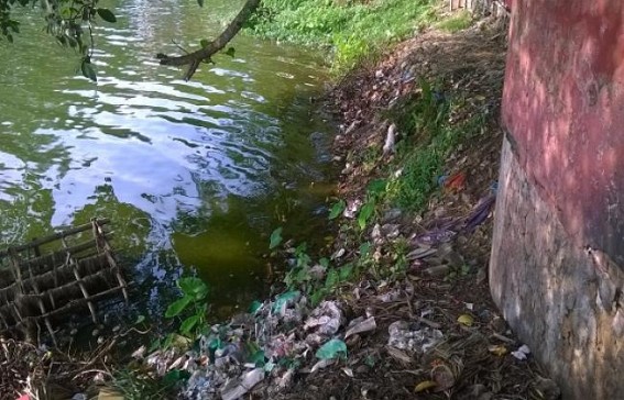 Jagannath Lake’s polluted water is set to discharge into Gomati, says Shishir Chiran Jagannath Lake’s polluted water is set to discharge into Gomati, says Shishir Chiran